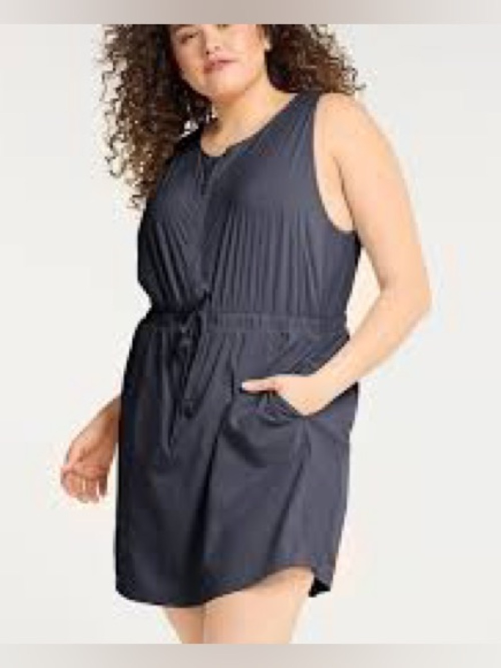 Sleeveless dark grey L Lounge dress